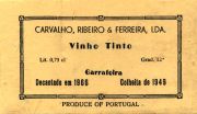 Garrafeira-CarvalhoRibeiroFerreira 1949